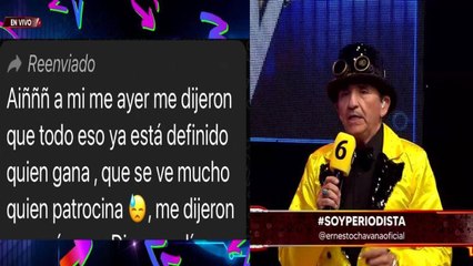 Chavana ventila conversaciones de padres molestos con la producción