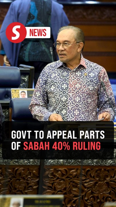 Federal Government to appeal aspects of Sabah 40% ruling, says Anwar
