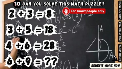 Can you solve this math puzzle? (P.6) 🔣