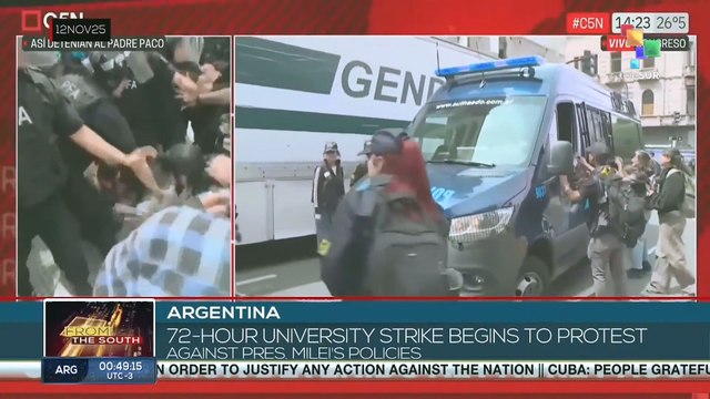 ARGENTINA l University strike protest against pres. Milei's policies