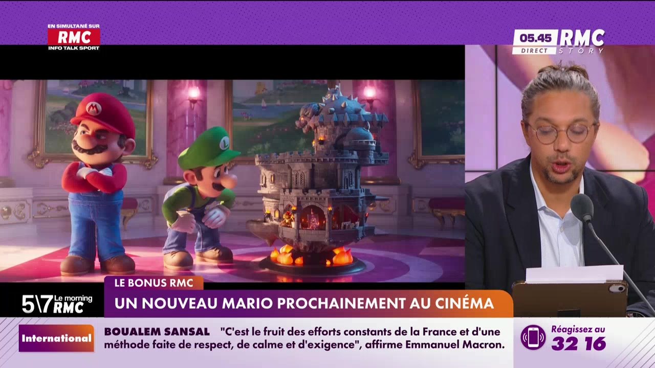 Le bonus RMC : Un nouveau Mario prochainement au cinéma - 13/11