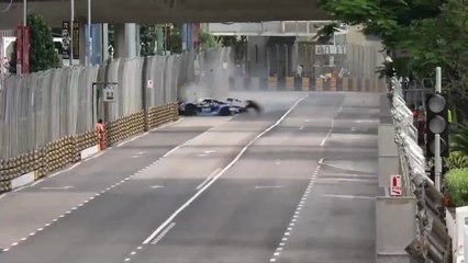 GT World Cup 2025 Macau FP1 Vanthoor Big Crash