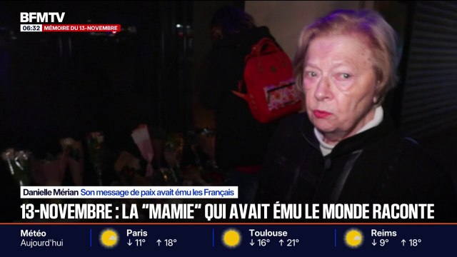 Je suis contente qu'il fasse nuit, comme ça, on ne voit pas que je pleure : dix ans après les attentats du 13-novembre, BFMTV a retrouvé mamie Danielle