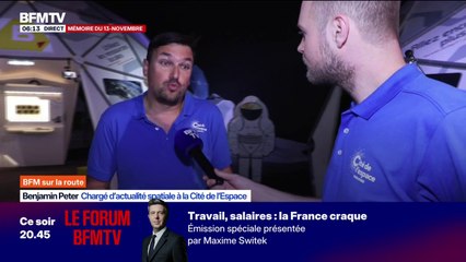 Hausse du budget spatial militaire: "Aller sur la lune, c'est une étape pour aller plus loin", affirme Benjamin Peter, chargé d'actualité spatiale