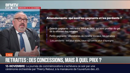 BFM éco : Retraites, des concessions... mais à quel prix ? - 13/11