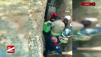 Manisa'da otomobil kamyona arkadan çarptı