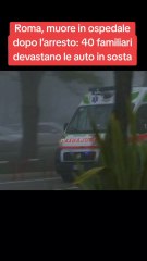 Roma, muore in ospedale dopo l’arresto: 40 familiari devastano le auto in sosta.#ansa #tg #cronaca #giallo #italiatiktok #socialnews #perteeeee #tiktoknews #daytime #news