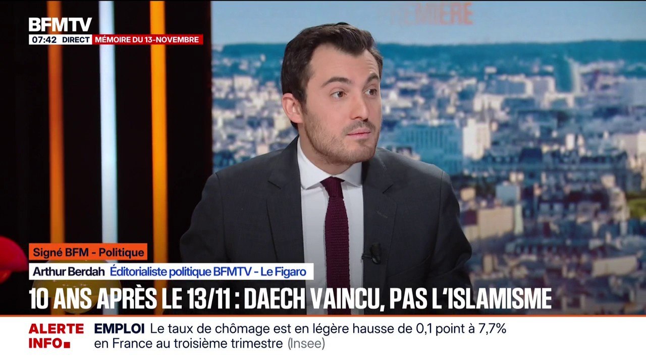 SIGNÉ BFM - 13 novembre: "Daech a été éradiqué, mais ses idées n'ont malheureusement pas été arrêtées"