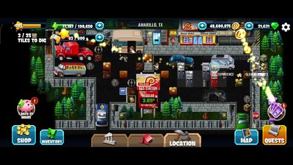 AMARILLO, TX, Diggy's Adventure, HIGHWAY RUSH, Tasks of the Story only