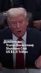 Trump: Government Shutdown Cost US $1.5 Trillion
