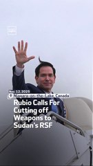 Rubio Calls For Cutting off Weapons to Sudan’s RSF