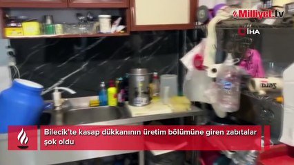 Bilecik’te hijyen denetimi: Kasap dükkanında skandal görüntüler! Ceza yağdı