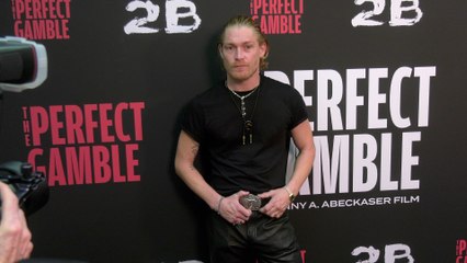 Harry Goodwins attends the red carpet premiere of "The Perfect Gamble" in Los Angeles