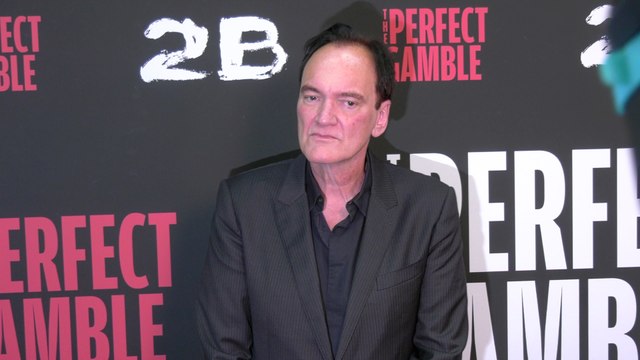 Quentin Tarantino attends the red carpet premiere of The Perfect Gamble in Los Angeles
