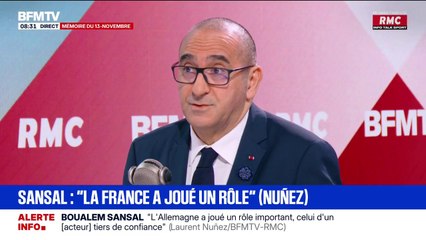 "C'est un geste d'humanité": Laurent Nuñez, ministre de l’Intérieur, remercie le président algérien après la liberation de Boualem Sansal