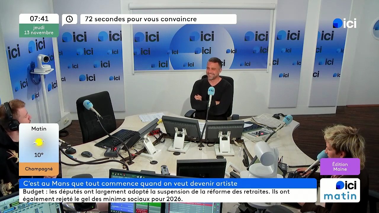 72 secondes pour convaincre que c'est au Mans que tout commence pour les artistes