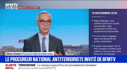 Terrorisme: "Le suivi des personnes condamnées est une préoccupation majeure", assure Olivier Christen, procureur national antiterrorisme