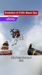 The evolution of the Call of Duty： Black Ops series. Presented by @xfinity