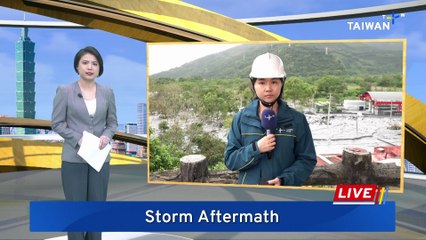 Hualien Barrier Lake Bursts for Third Time as Tropical Storm Fung Wong Passes