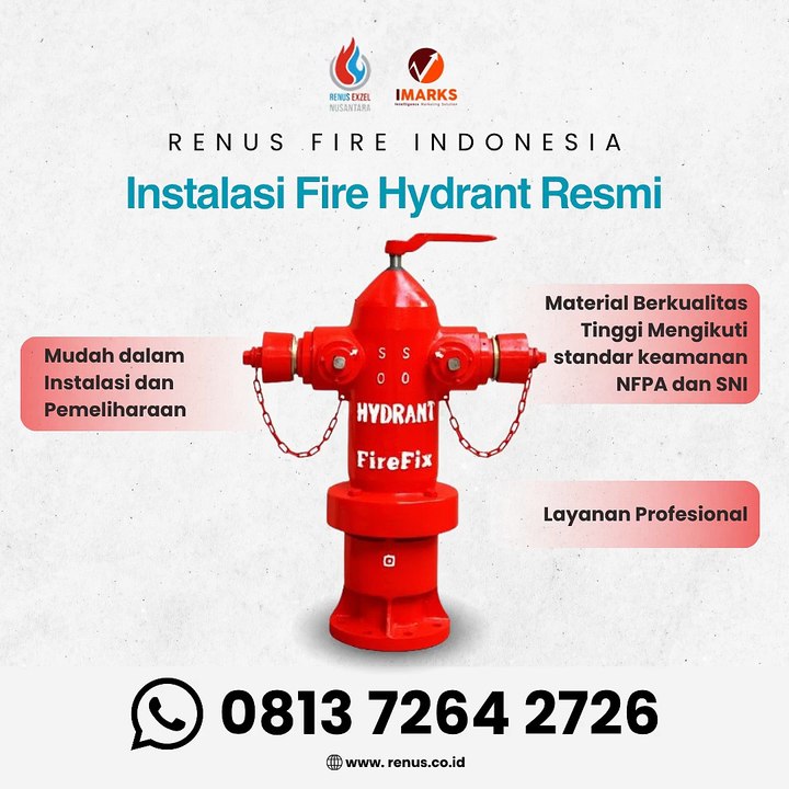 Hub. 0813 7264 2726, Pusat Instalasi dan Pemasangan Fire Hydrant di Indonesia Renus Fire