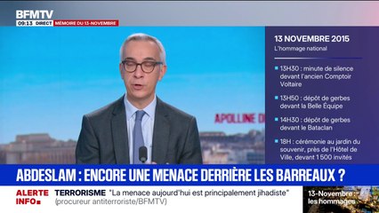 Salah Abdeslam: une procédure révèle "qu'il est toujours dans un processus de radicalité", explique le procureur national antiterroriste