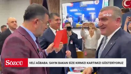 Veli Ağbaba: Sayın Bakan size kırmızı kartımızı gösteriyoruz