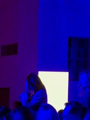 Η Ηλιάνα Παπαγεωργίου στην επίδειξη του Λάκη Γαβαλά