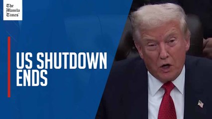Trump signs deal to end longest US government shutdown in history