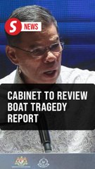 Initial report on Langkawi boat tragedy to be tabled at Cabinet meeting on Friday