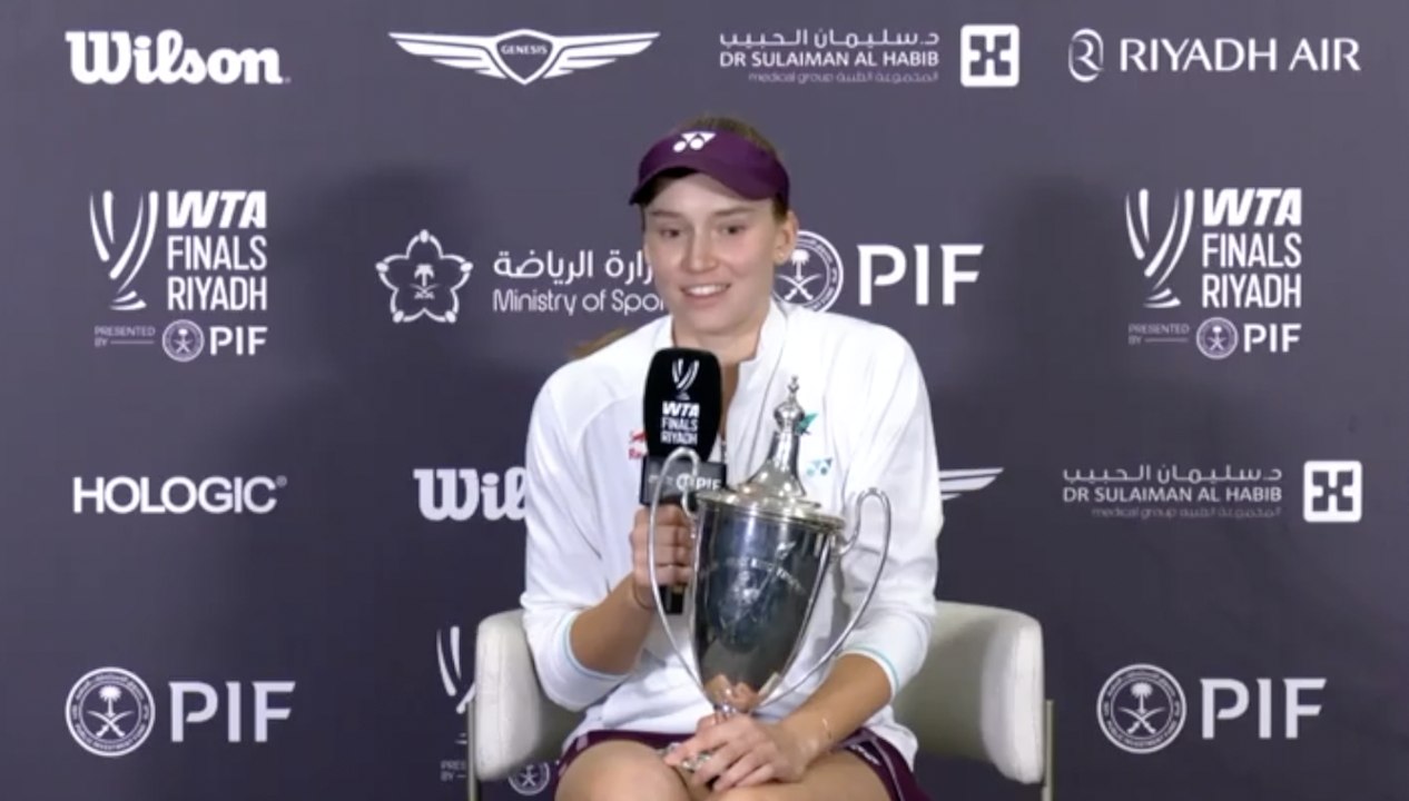 Tennis - WTA Finales Riyad 2025 - Elena Rybakina a remporté le jackpot de quatre millions de dollars aux finales WTA à Riyadh