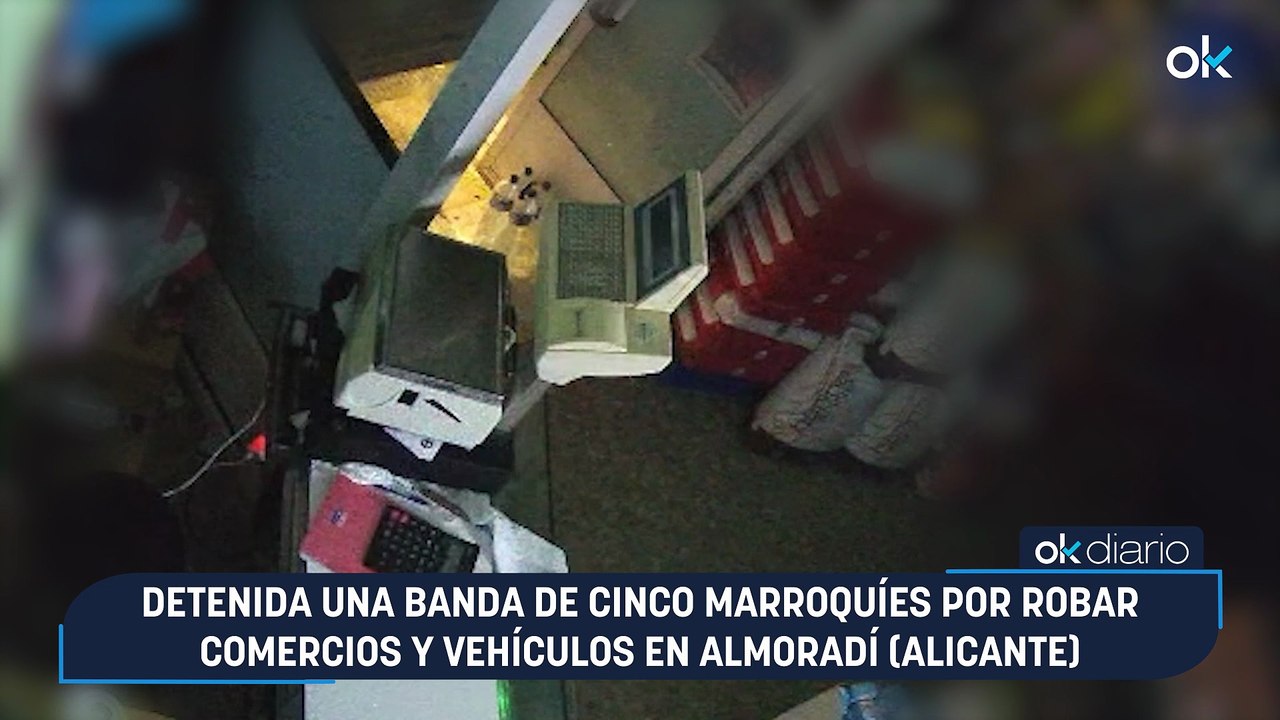 Detenida una banda de cinco marroquíes por robar comercios y vehículos en Almoradí (Alicante)