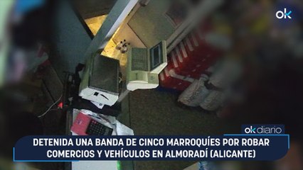 Detenida una banda de cinco marroquíes por robar comercios y vehículos en Almoradí (Alicante)