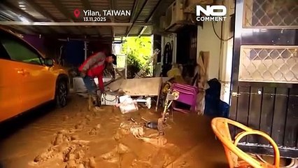 Taiwan: imagens mostram a dimensão da devastação deixada por Fung-wong