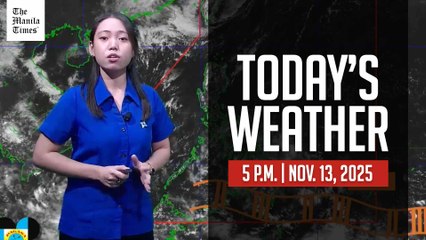 Weather Update for November 13, 2025 at 5 P.M. ☀️