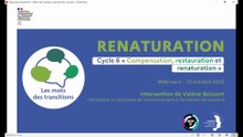 Les mots des transitions cycle 6 (3/3) : Renaturation