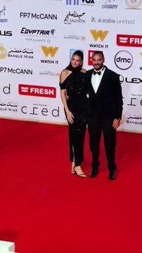 هنادي مهنا وأحمد خالد صالح يظهران سويا في افتتاح مهرجان القاهرة