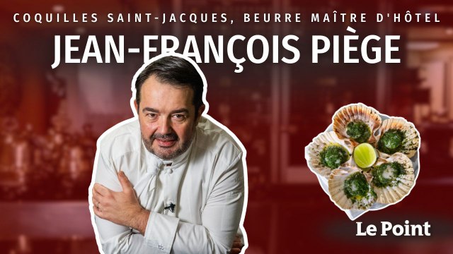 Jean-François Piège : coquilles saint-jacques et beurre maître d'hôtel