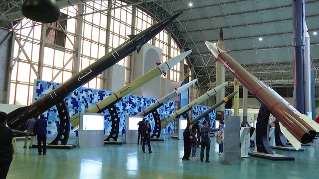 Iran showcases advanced missiles, combat drones at defense exhibition in Tehran