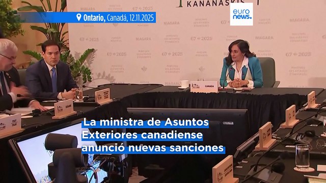 Los ministros de Asuntos Exteriores del G7 muestran su apoyo a Ucrania tras las conversaciones de Canadá