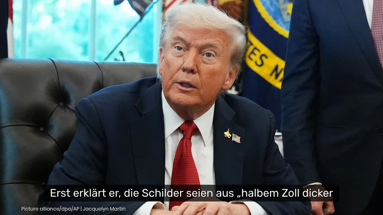 Donald Trump: US-Präsident stellt bei Protz-Tour peinliche Unwissenheit zur Schau