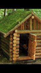 building a beautiful wooden house