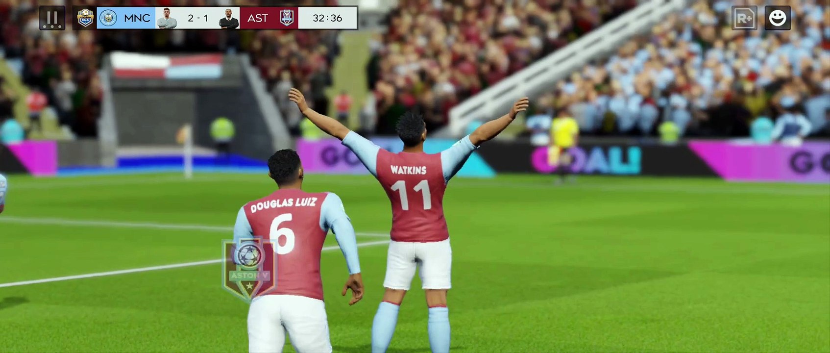 DREAM LEAGUE LIVE - MANCHESTER CITY VS ASTON VILLA