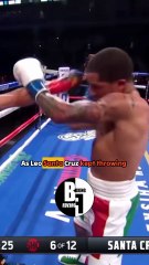 Tank Davis KO's Leo Santa Cruz with a VICIOUS uppercut!