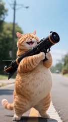 "The Fearless Cat vs The Dog Army | Epic Battle with Tanks!"