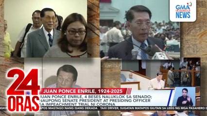 Juan Ponce Enrile, halos ‘di nawala sa pulitika sa mahigit 50 taon at walong administrasyon | 24 Oras