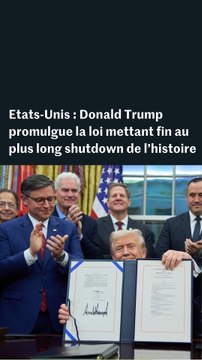 Etats-Unis : le plus long shutdown de l’histoire prend fin, après quarante-trois jours de paralysie budgétaire
