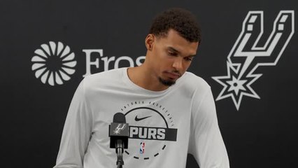 Spurs - Wembanyama : "Un manque de confiance"