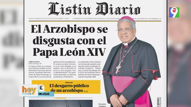 ¿Qué pasó con Monseñor Ozoria? Vaticano suspende funciones por mala administración | Hoy Mismo