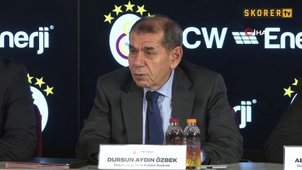 Galatasaray'dan transfer yanıtı! Başkan Dursun Özbek'ten Fenerbahçe'ye Süper Kupa göndermesi