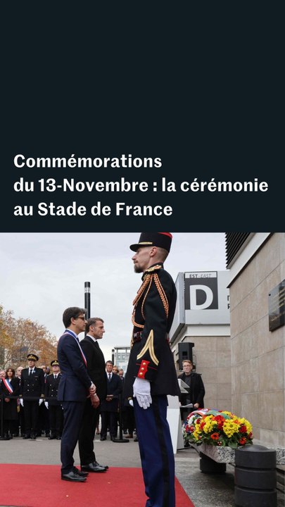 Commémorations du 13-Novembre : la cérémonie au Stade de France